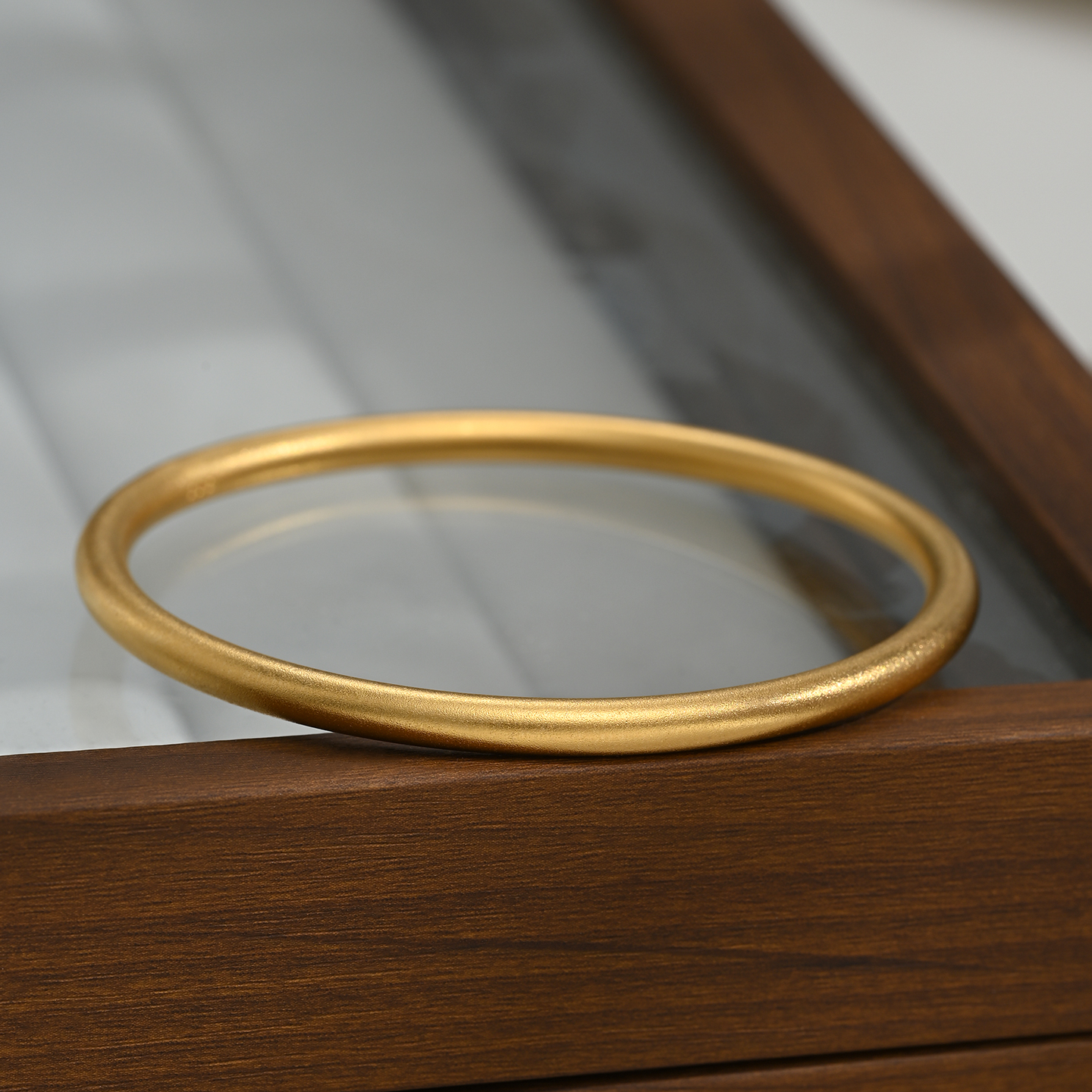 New Chinese-style classic and versatile plain ring bracelet, a fashionable and simple jewelry accessory Item Picture