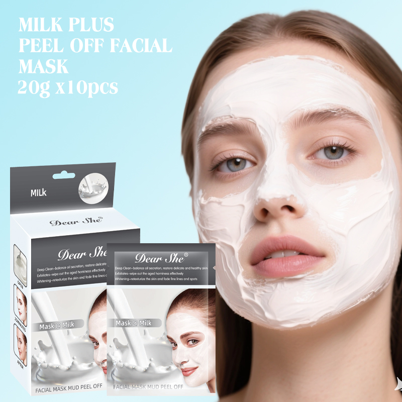 Dear She Milk Blackhead and Acne Mask, Blackhead Removal Nasal Mask, Peel-off Blackhead Removal Mask