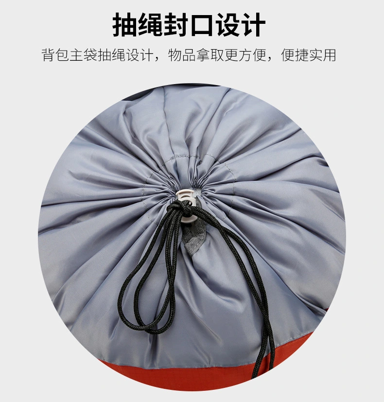 Outdoor travel large-capacity backpack, hiking bag, sports bag, water-resistant camping backpack detail image 7