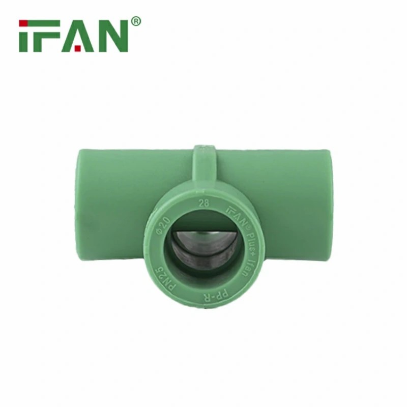 Best-Selling IFAN Green PPR Plastic 4-Way Pipe Fitting Specification image
