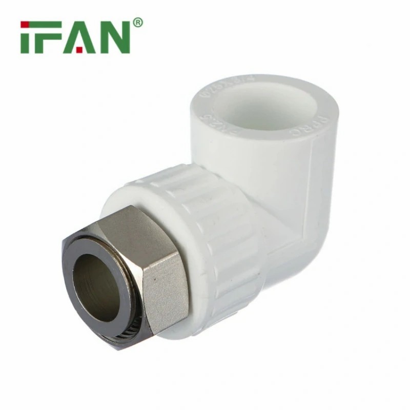 IFAN White PPR Hot Water Heater Elbow Fitting 