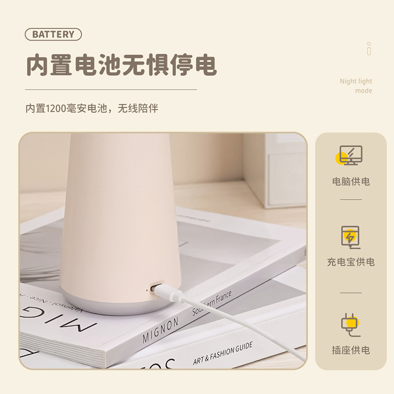 Ai Qingchun TYX-8113 Cool Lamp Jiu Liang White Foldable Study Eye-protecting Desk Lamp Cool Lamp Study Lamp Eye-protecting Desk Lamp Item Picture