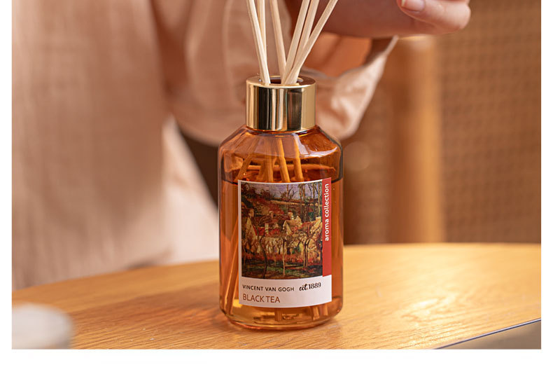 Iris pino blanco té negro ámbar lavanda vainilla naranja aromaterapia velas perfumadas caja de regalo exquisita pic 6
