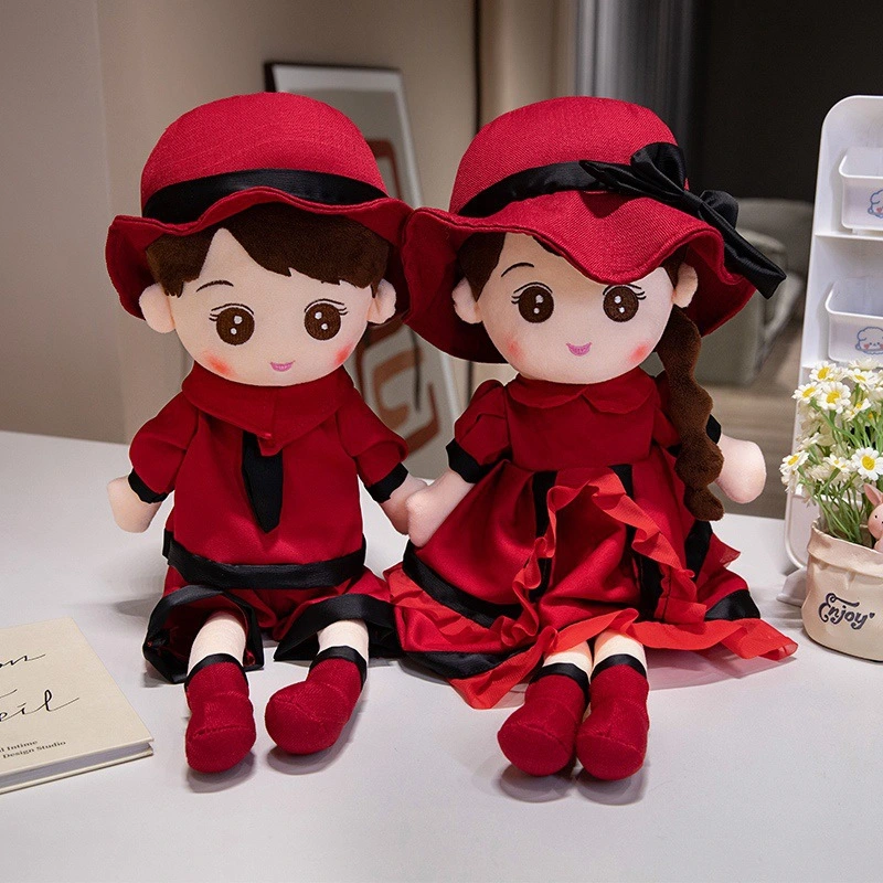 New couple bed dolls, plush toys, Xiwa, a pair of princess-style dolls, wedding gifts for girls detail image 4