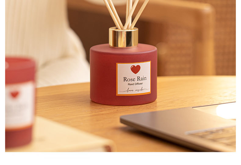 ROSERAIN, rosa rosa, rosa roja vela perfumada aromática caja de regalo delicada pic 6