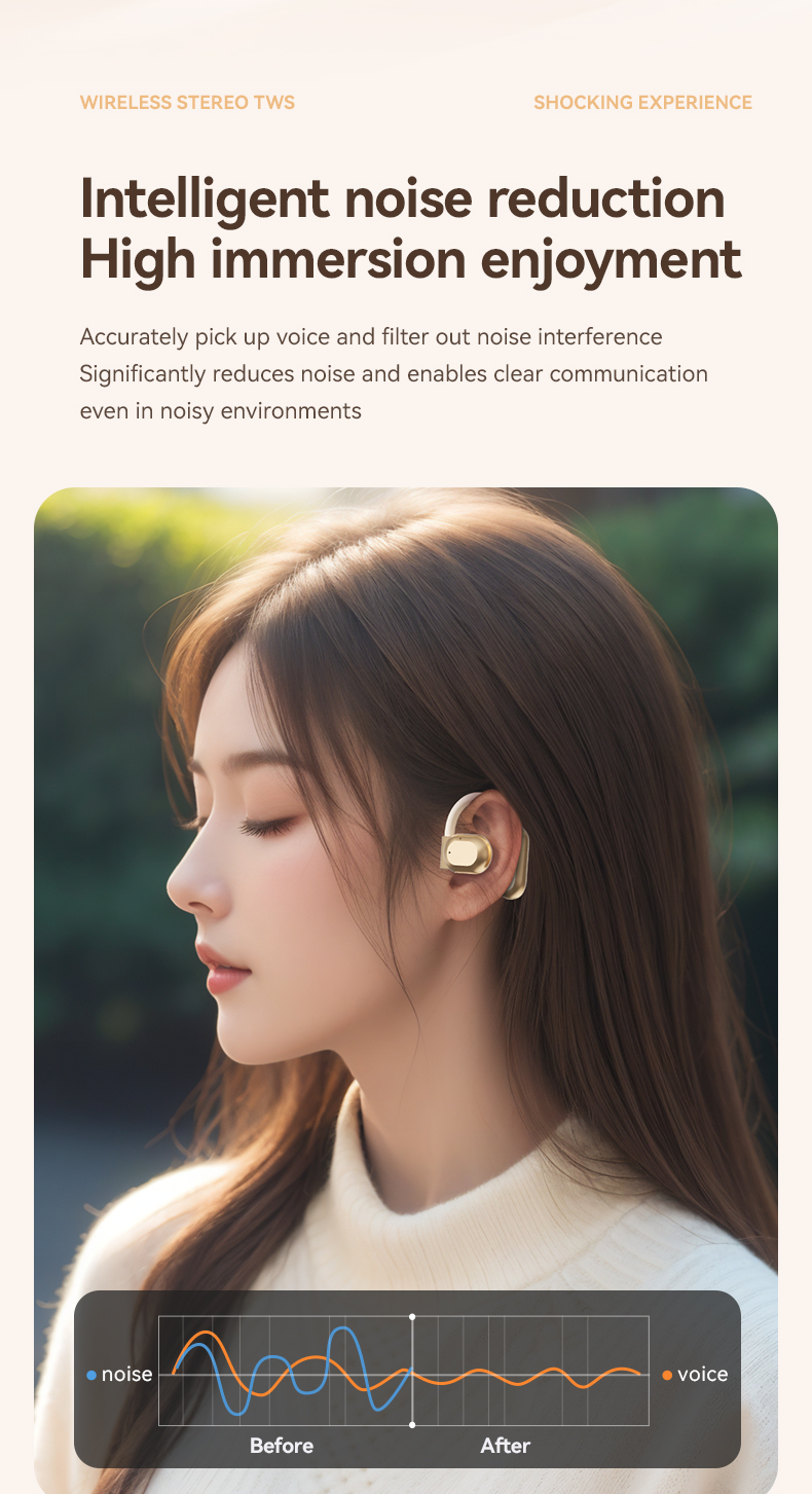 XTAURI M62 OWS Ear-Hanging Headphones Ear-hook Style Gaming  pic 7