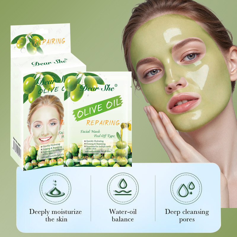 Dear She Olive Peel-off Mask deeply cleanses the face, brightens the skin, hydrates and refines pores Specification image