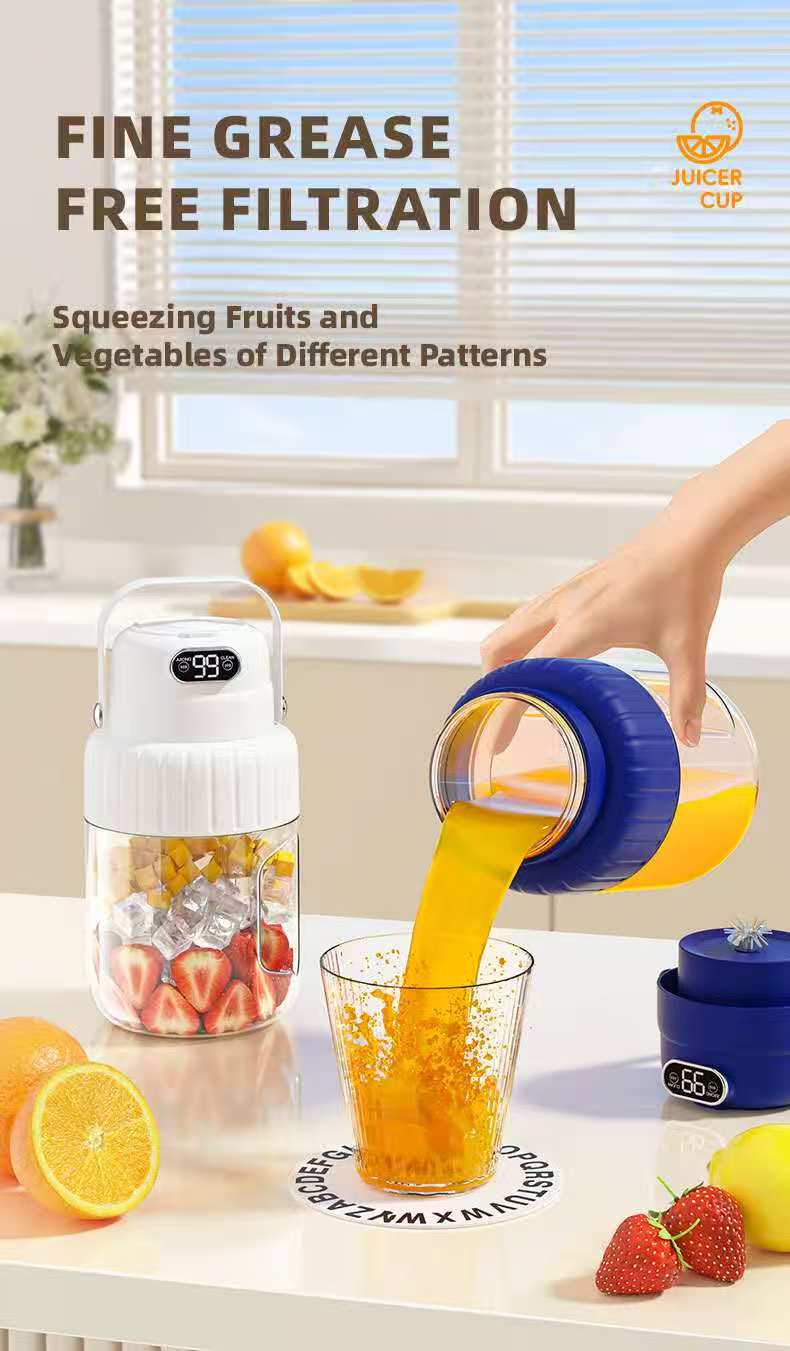 Portable blender fruit juicer cup cordless for milkshake and smoothie juicer, blender source factory small juicer detail image 2