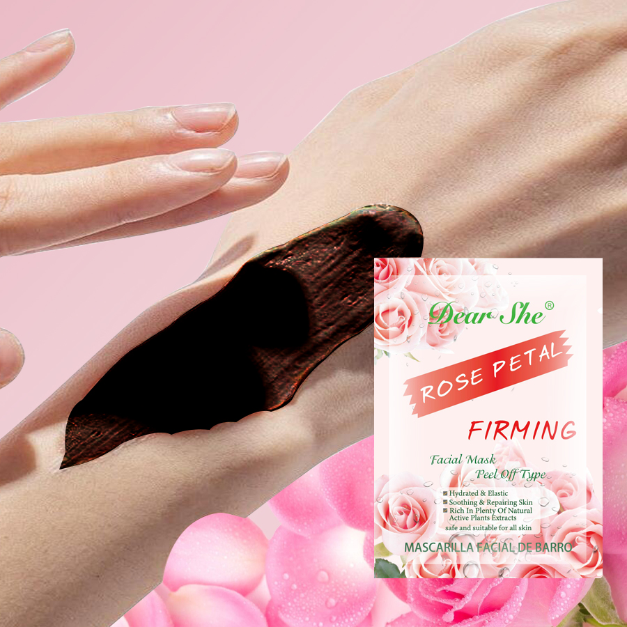 Dear She Rose Mud Mask Hydrating Moisturizing Cleansing Mask Cream Cross-border Exclusive Supply Application Scenario