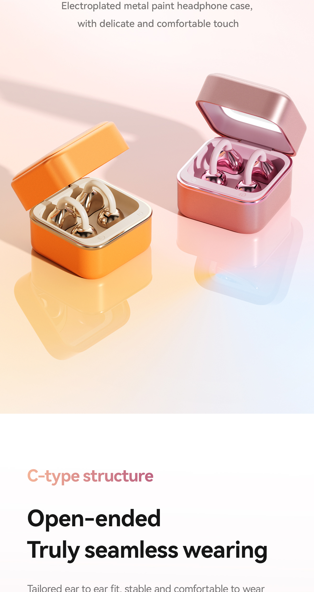 XTAURI M161 Earbuds 2-in-1 LED Fill Light Makeup Mirror蓝牙耳机 pic 7