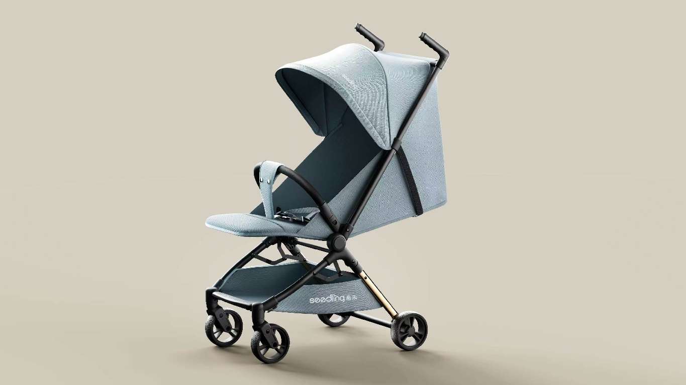 The lightweight baby stroller can be used as a folding pocket cart on planes detail image 6