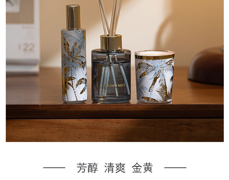 迷雾森林,栀子花与百合香薰香氛蜡烛精致礼盒详情8