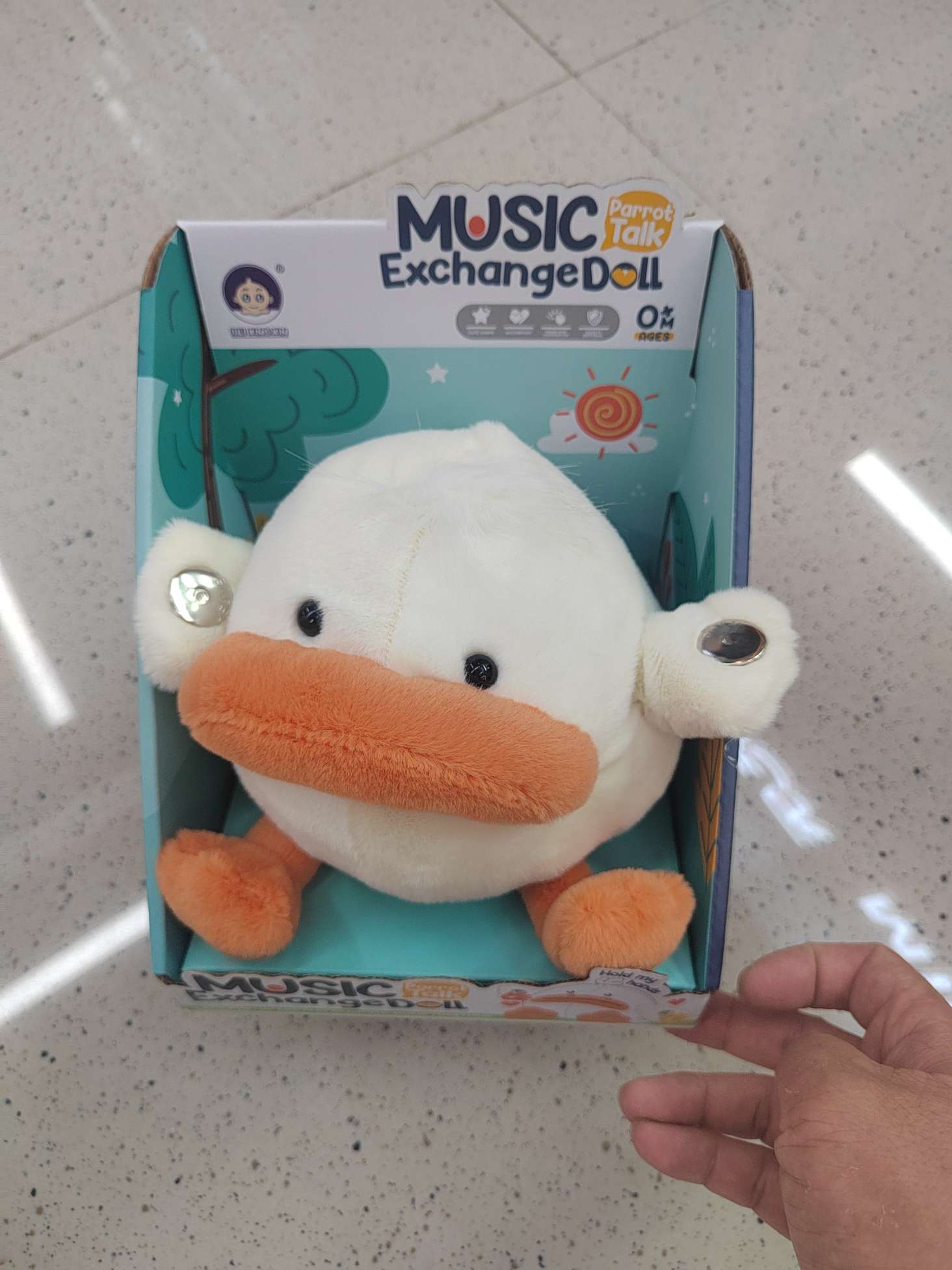 婴儿安抚玩具音乐互动玩具智能鸭子