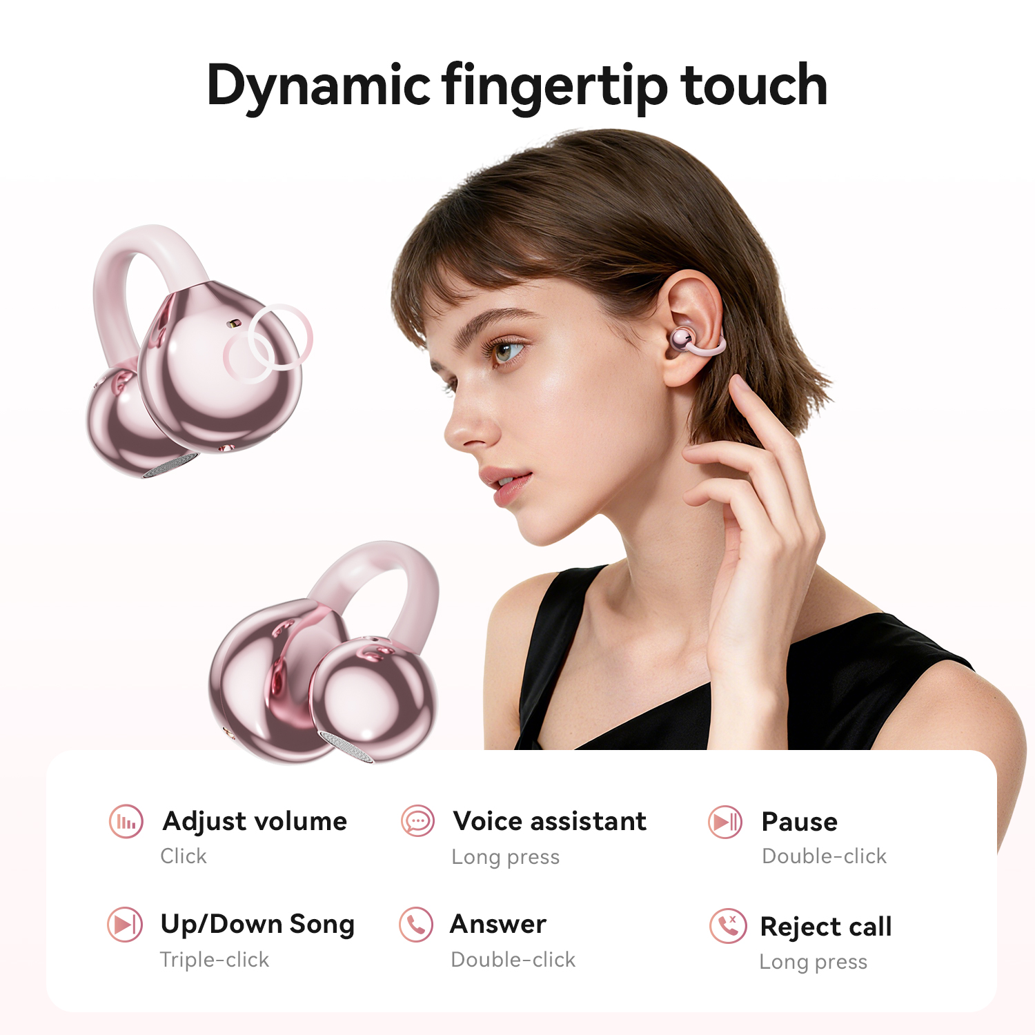 XTAURI M161 Earbuds 2-in-1 LED Fill Light Makeup Mirror蓝牙耳机 Application Scenario