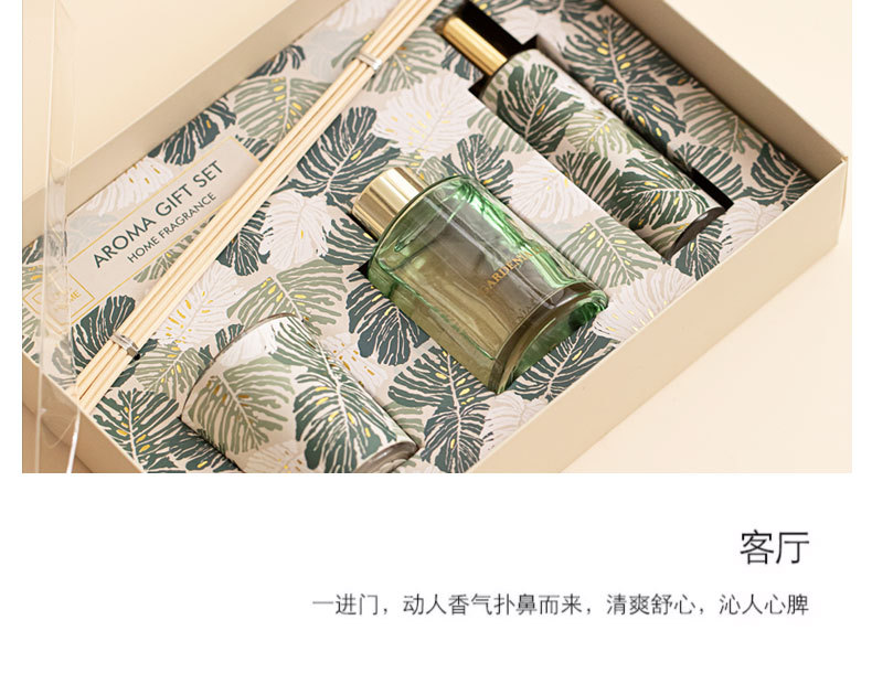 迷雾森林,栀子花与百合香薰香氛蜡烛精致礼盒详情15