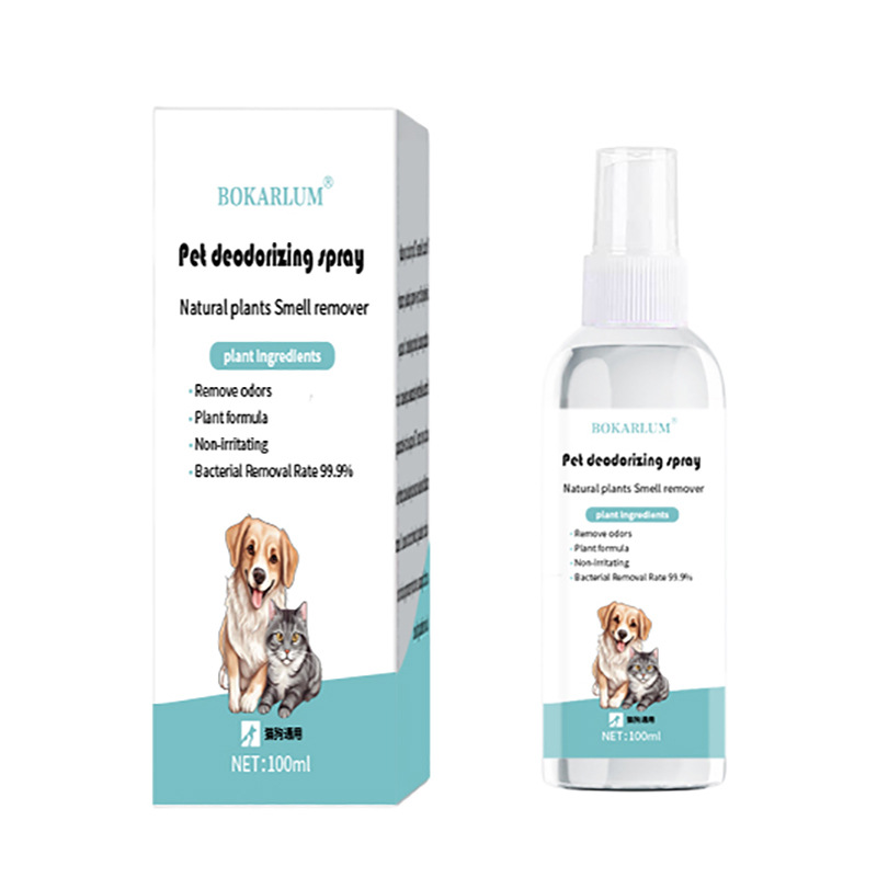 In-stock pet deodorizing spray, cat and dog deodorizing and fragrance enhancement pet products, deodorant and odor remover, remove odors and retain fragrance Application Scenario