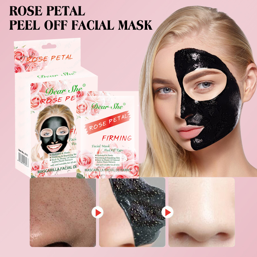 Dear She Rose Mud Mask Hydrating Moisturizing Cleansing Mask Cream Cross-border Exclusive Supply Specification image