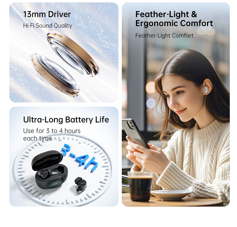 XTAURI Top Sell for Headphones LED Wireless Earphones pic 3