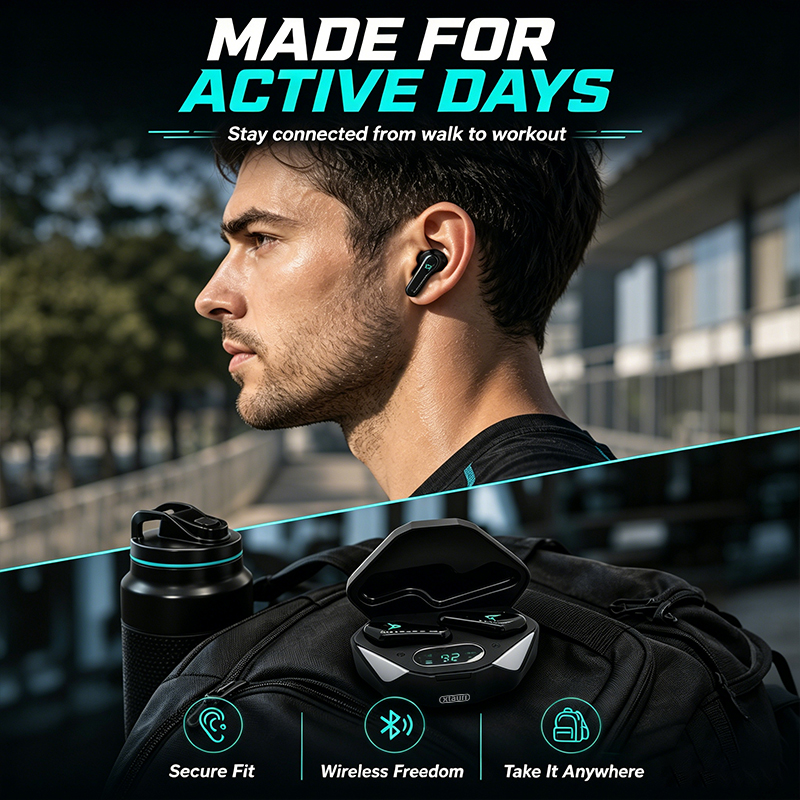 XTAURI X15 New Design Best Quality ANC TWS Earbuds details Picture