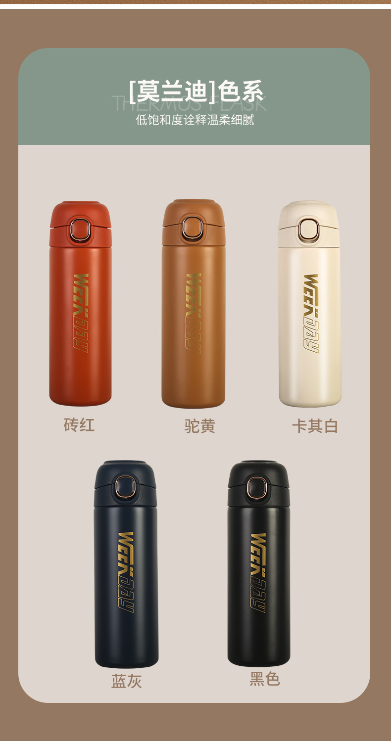 Simple bouncing cup 320ML temperature display details Picture