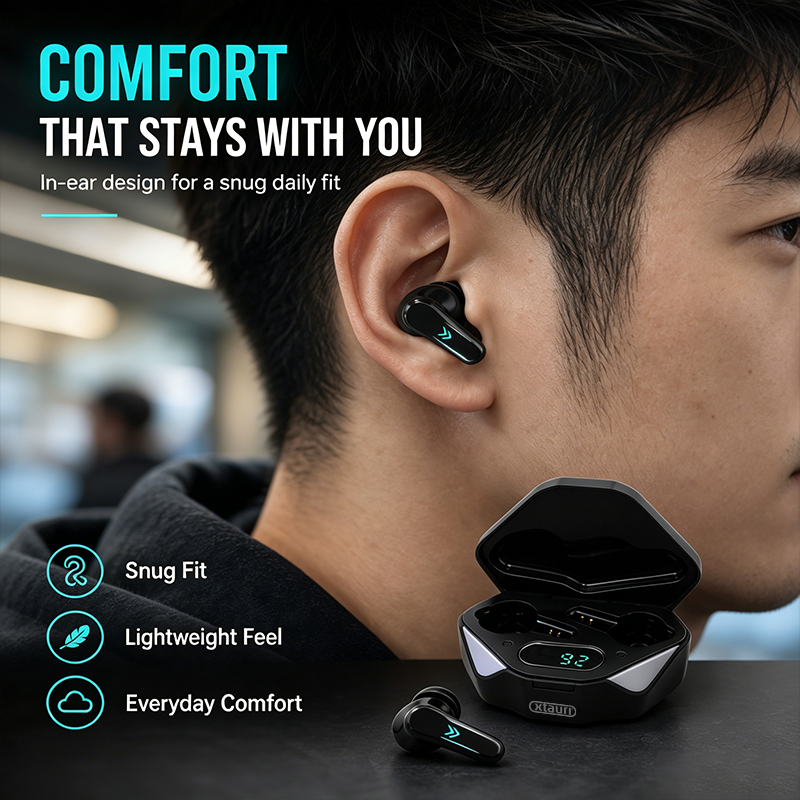 XTAURI X15 New Design Best Quality ANC TWS Earbuds Item Picture