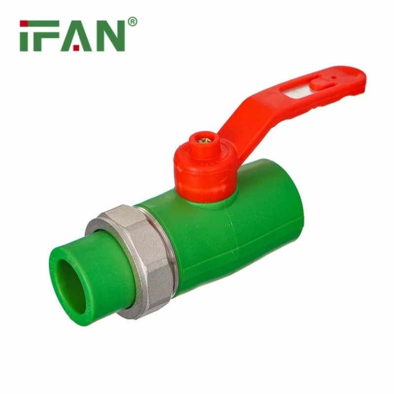 IFAN PPR Single Union Ball Valve — Manual Control