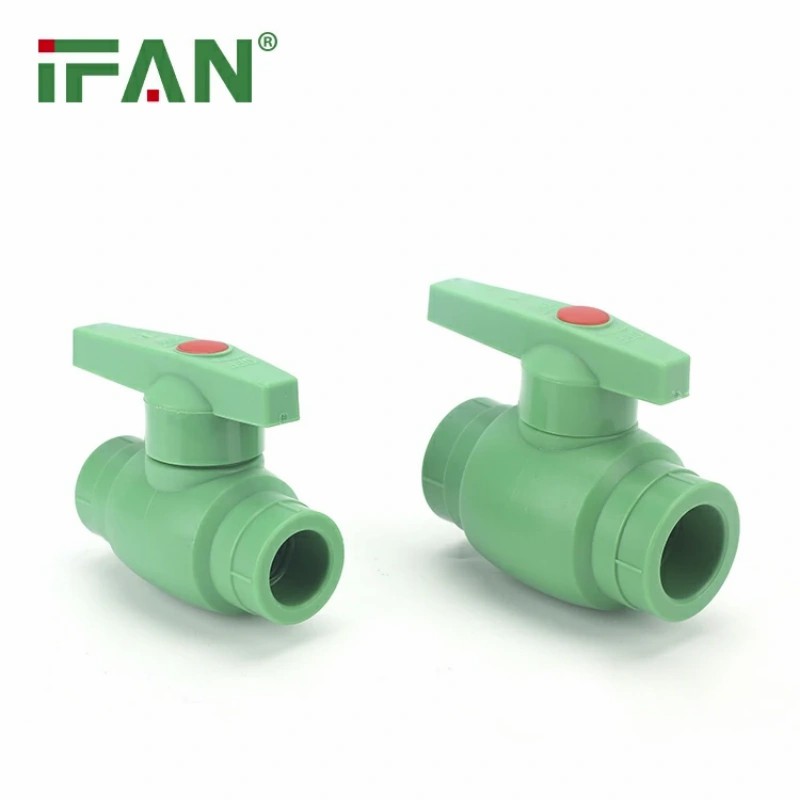Direct from Source Factory IFAN Green PPR Ball Valve Application Scenario