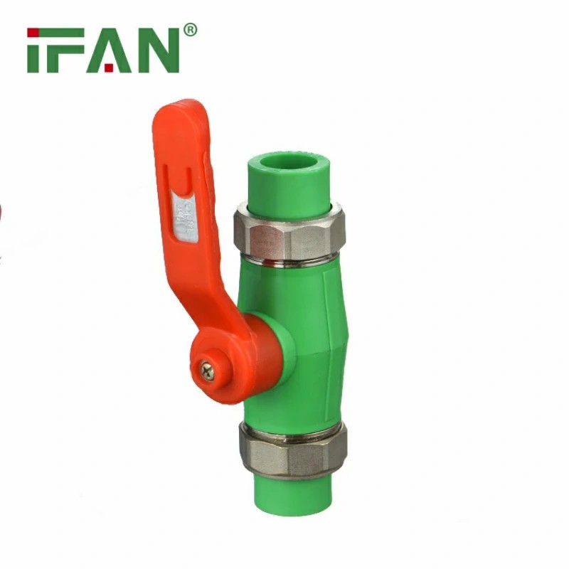 IFAN PPR Double Union Ball Valve — Manual Control Application Scenario