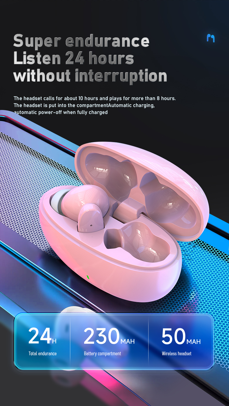 XTAURI S90 High Quality TWS Mini Music Earbuds pic 9