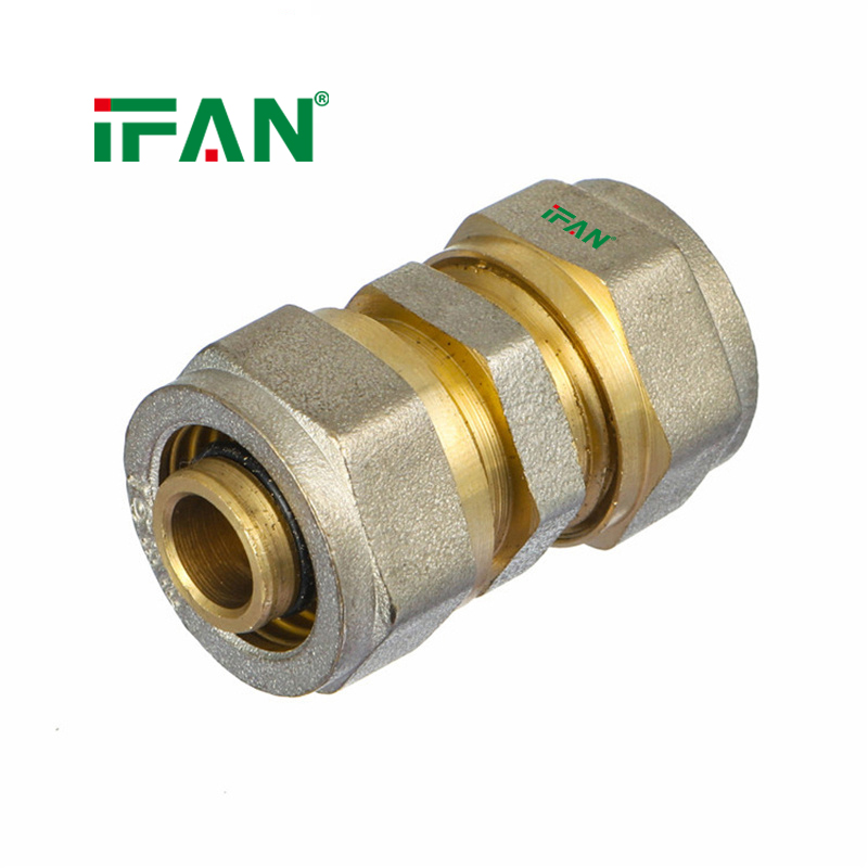 Robust IFAN PEX Compression Straight Fitting with Thread details Picture