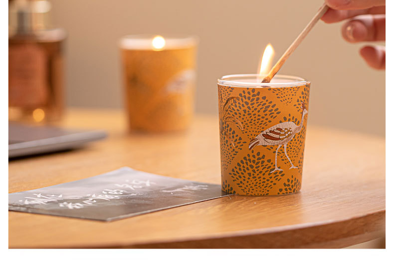 Cold-brewed oolong, jasmine tea scented candle exquisite gift box pic 6