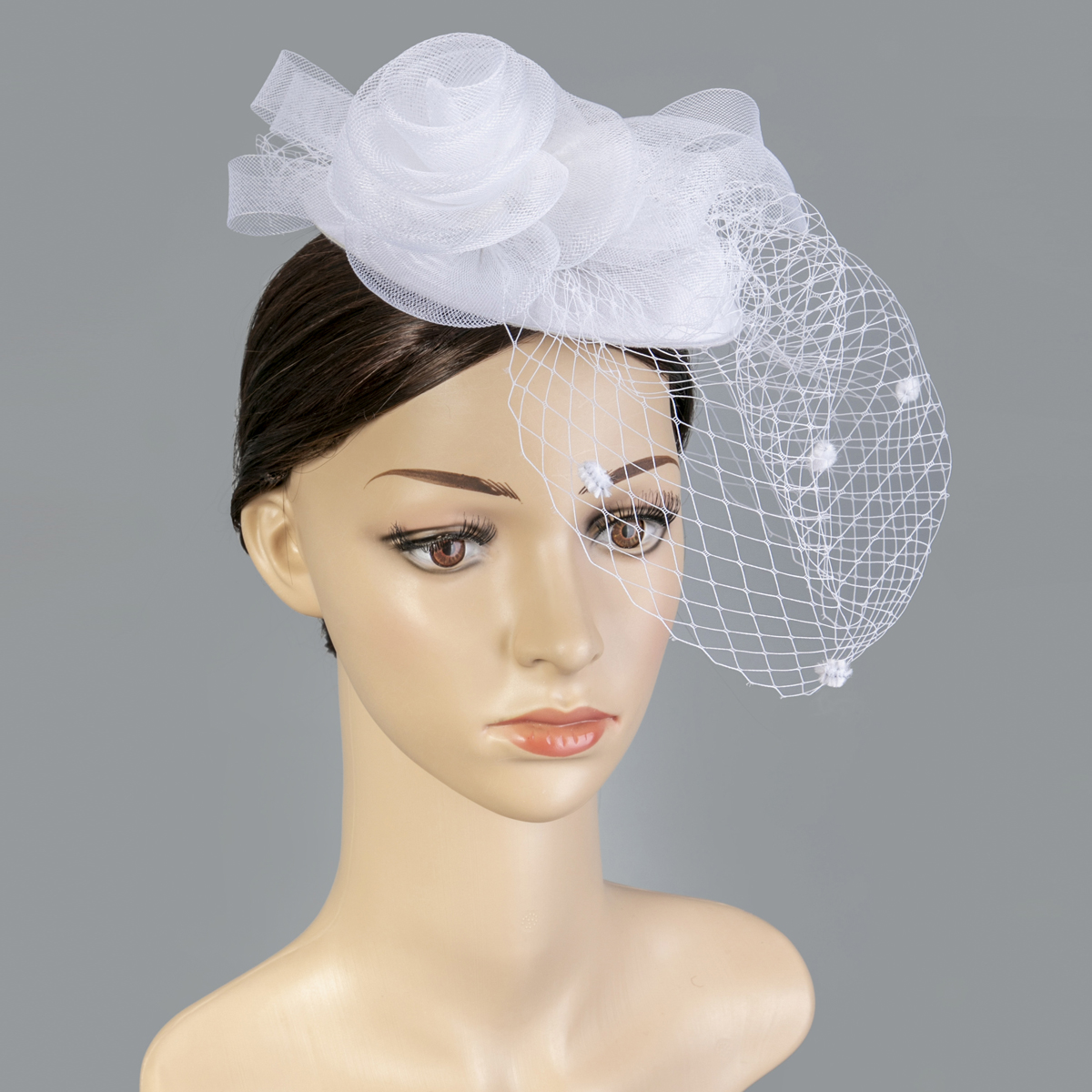 1 piece of handmade flower accessory for ladies, Halloween, Christmas, Christmas hair accessory, Christmas gift, birthday, horse racing, wedding, Christmas hat, church hat, Derby hat details Picture