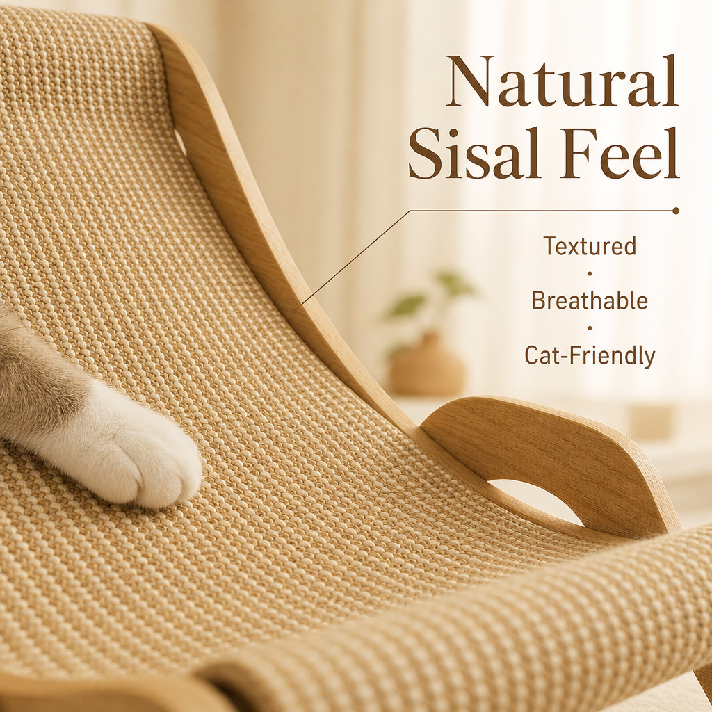 The cat scratch board is not easy to shed, the cat bed is an integrated large cat lounge chair, the cat paw board is wear-resistant, the sofa is a pet product details Picture