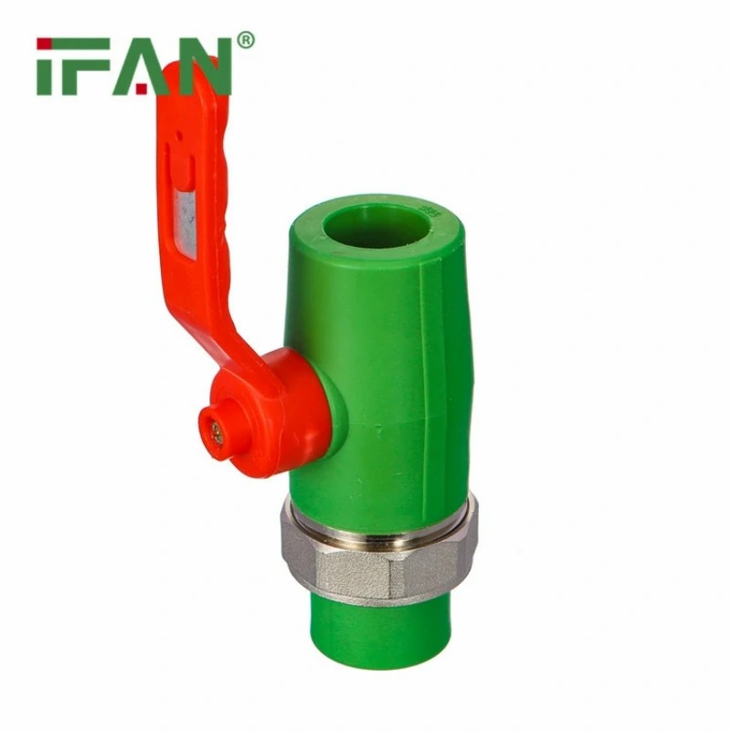 IFAN PPR Single Union Ball Valve — Manual Control details Picture
