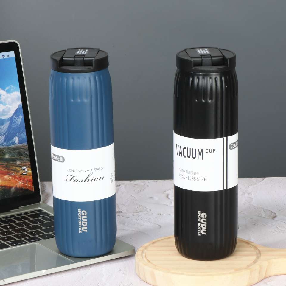 Vertical pattern portable cup, 600ML Application Scenario