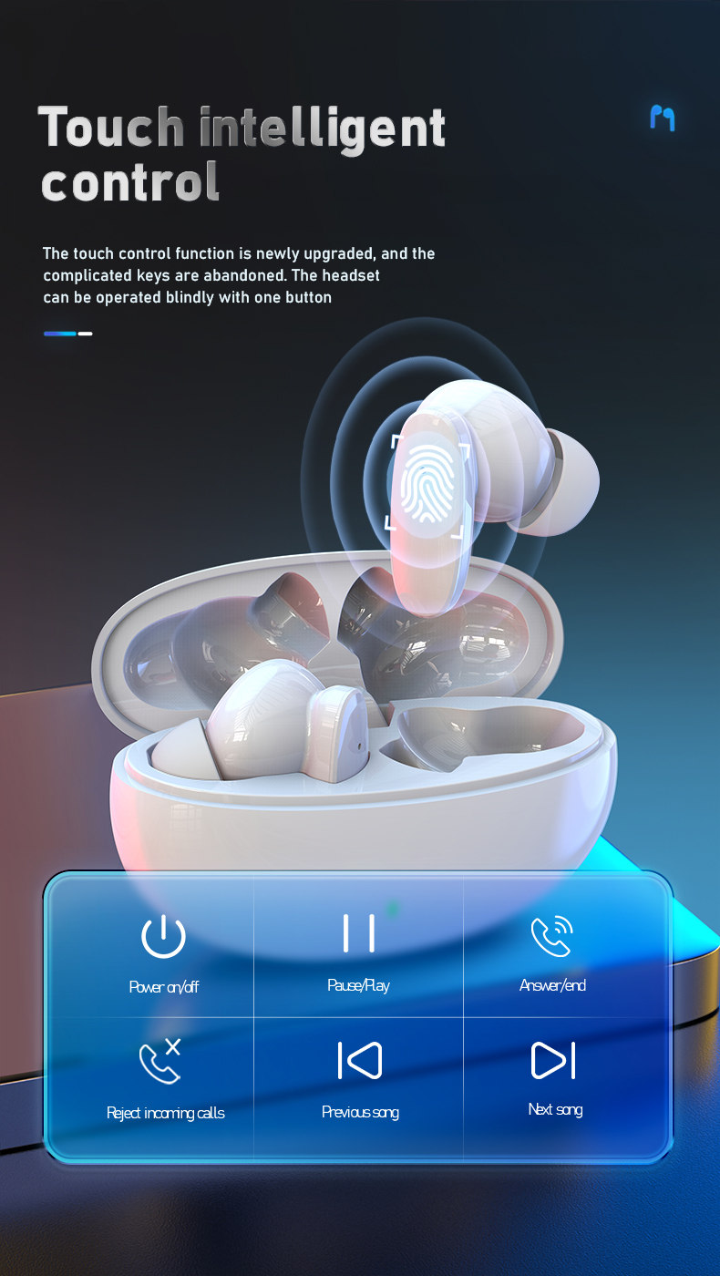 XTAURI S90 High Quality TWS Mini Music Earbuds pic 10