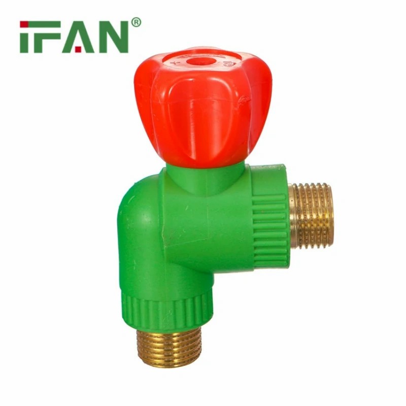 IFAN Green Manual Thermostatic Angle Valve