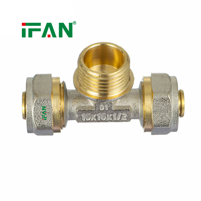 Corrosion-Resistant IFAN PEX Compression Male-Threaded Tee