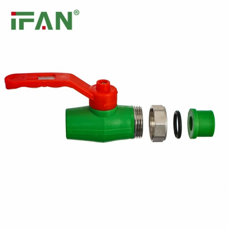 IFAN PPR Single Union Ball Valve — Manual Control Application Scenario