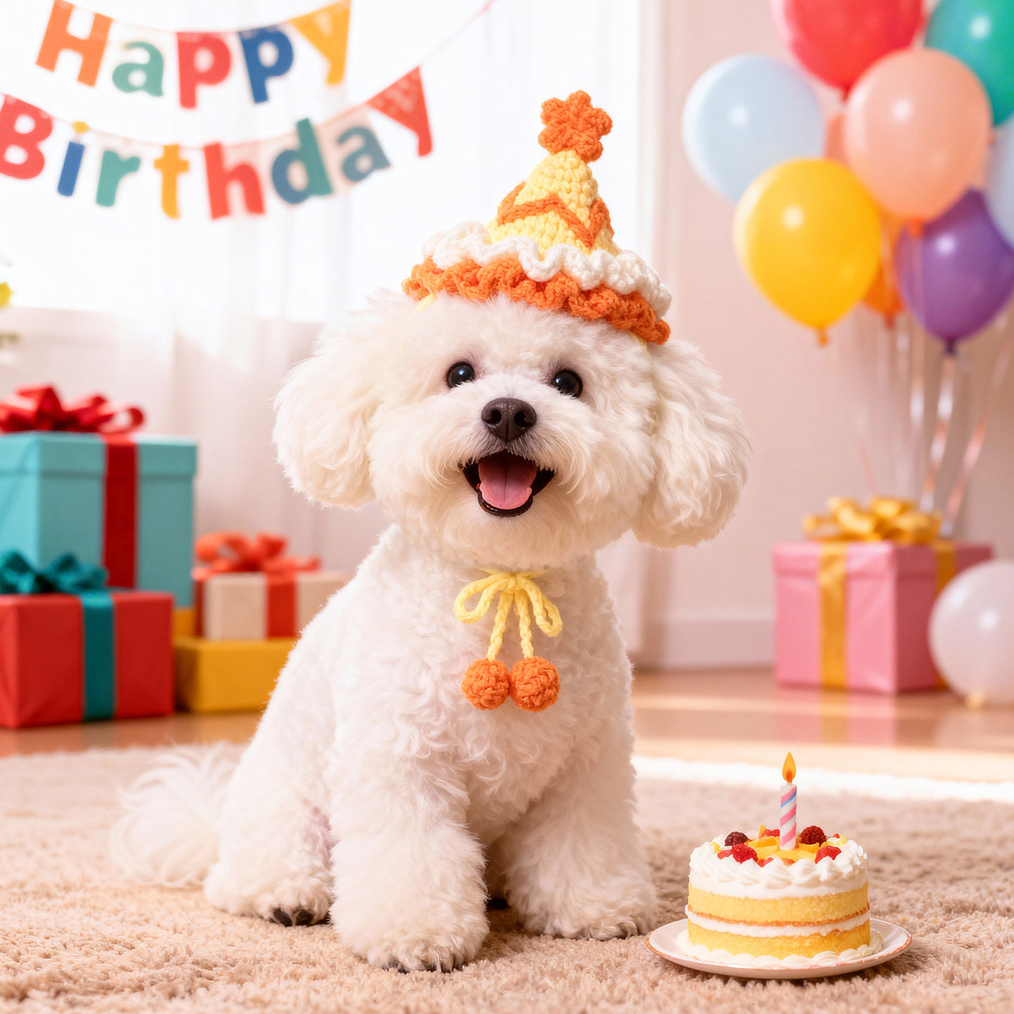 Cat and dog scarves, birthday decorations, New Year clothes, accessories, cakes, hats, bibs, pet cats, saliva wipes Specification image
