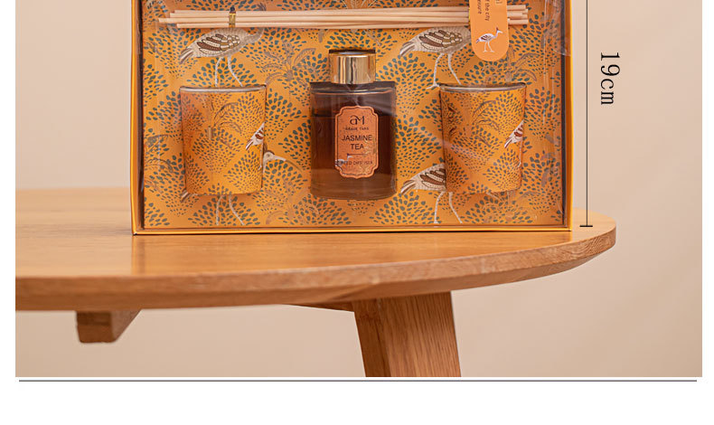 Cold-brewed oolong, jasmine tea scented candle exquisite gift box pic 4