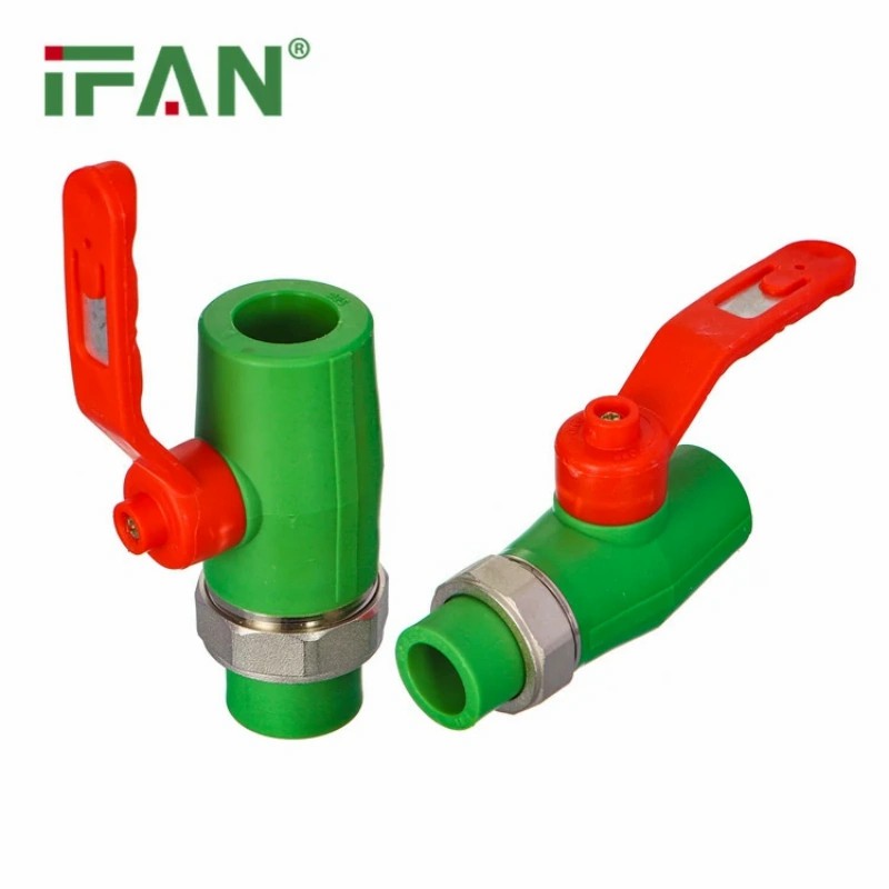 IFAN PPR Single Union Ball Valve — Manual Control Specification image