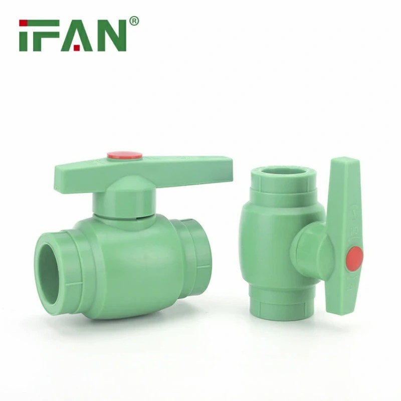 Direct from Source Factory IFAN Green PPR Ball Valve details Picture