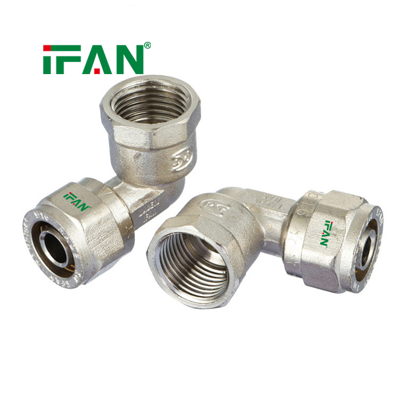 Wholesale IFAN PEX copper ferrule internal thread elbow