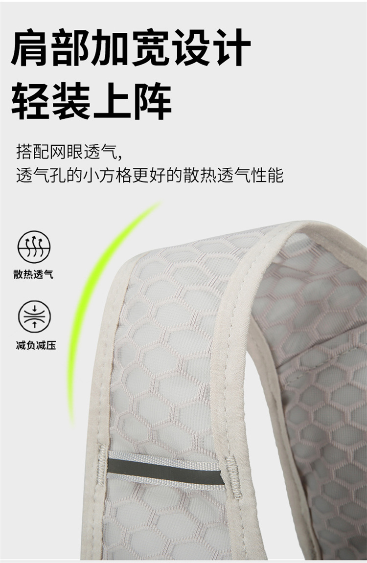 New fashionable backpack for outdoor cycling, men's and women's backpacks, large-capacity travel backpack for sports and mountaineering detail image 14