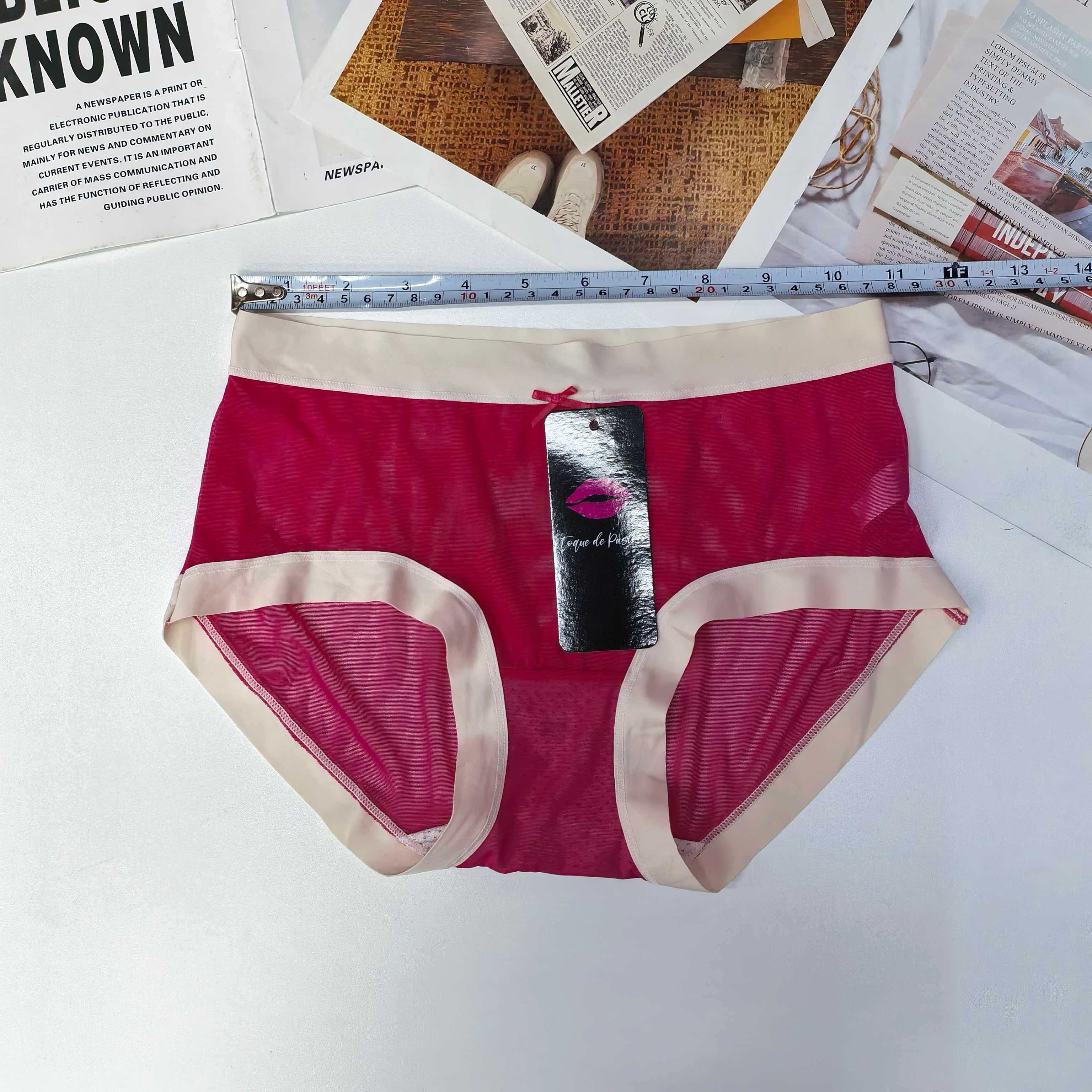 0722# Foreign Trade Underwear, seamless thin women's breathable underwear, mid-waist underwear, best-selling South American women's underwear QNI Specification image