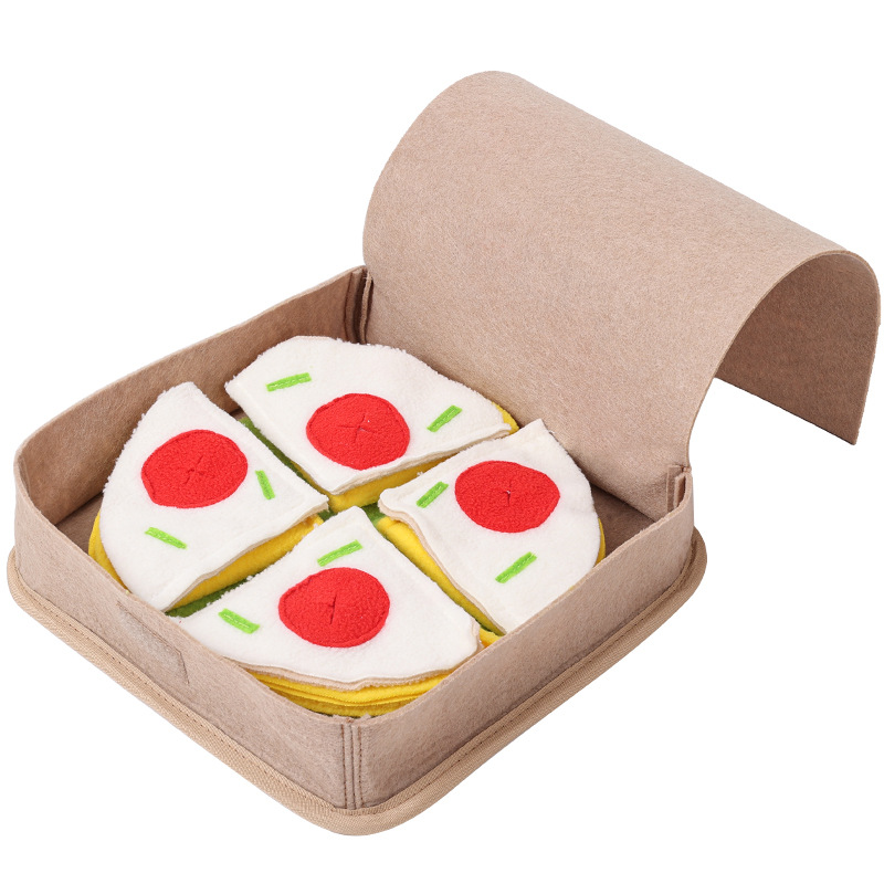 New pet supplies for foreign trade: Dog pizza, sniffing toys, teething sounds, food leakage sounds, dog sniffing toys Item Picture