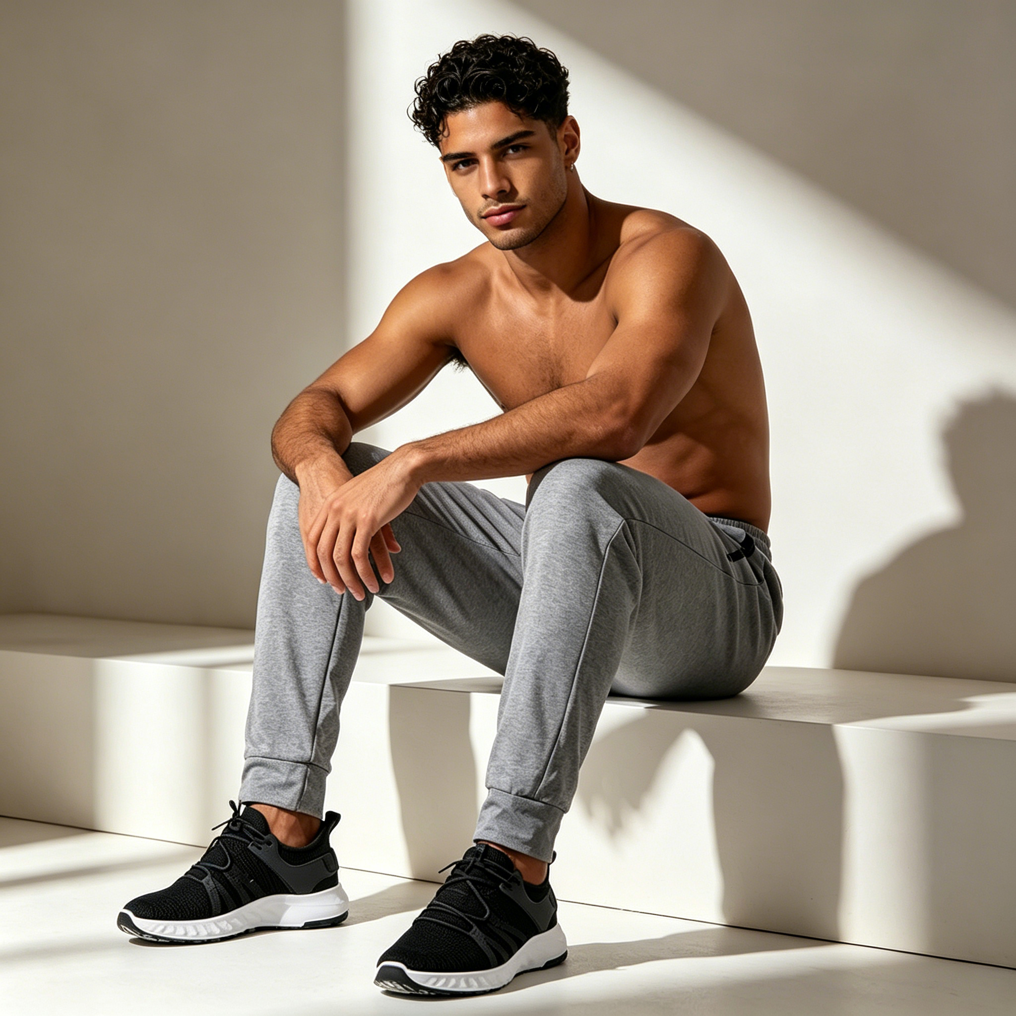 2026 China wholesale clothing, European and American men's summer, quick-drying, sporty, thin ice silk, breathable, versatile, drape, loose, form-fitting, slimming, trendy casual pants wholesale Application Scenario