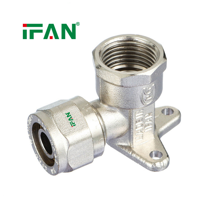IFAN PEX Card Holder with Internal Thread Elbow, Electroplat
