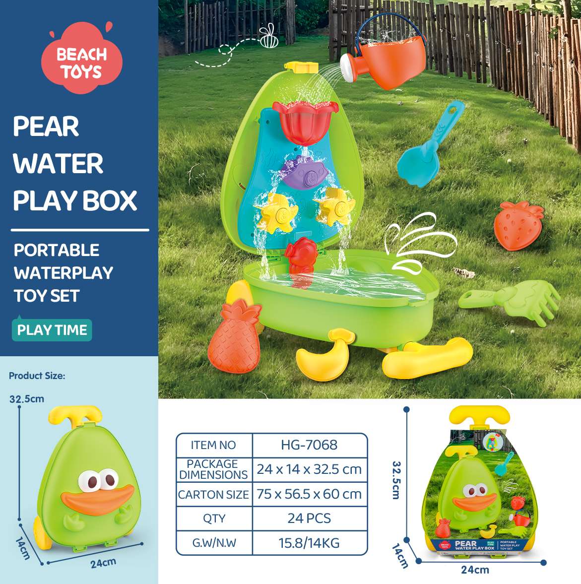 Trolley suitcase (pear) details Picture
